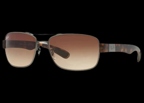Ray-Ban RB3522 Sunglasses Gunmetal/Green (RB3522)