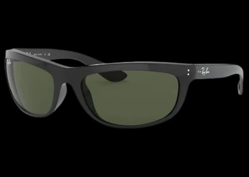 Ray-Ban Balorama Sunglasses Black/Crystal Green (RB4089)