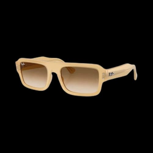 Ray-Ban Lukas Bio-Based Sunglasses 'Transparent Beige/Clear Gradient Brown'