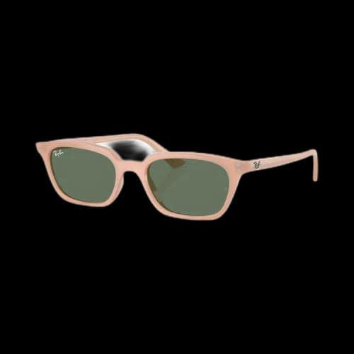 Ray-Ban Zaya Bio-Based Sunglasses 'Pink/Dark Green'