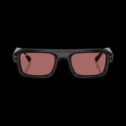 Ray-Ban x A$AP Rocky Flacko Puffer 'Polished Black/Dark Violet'