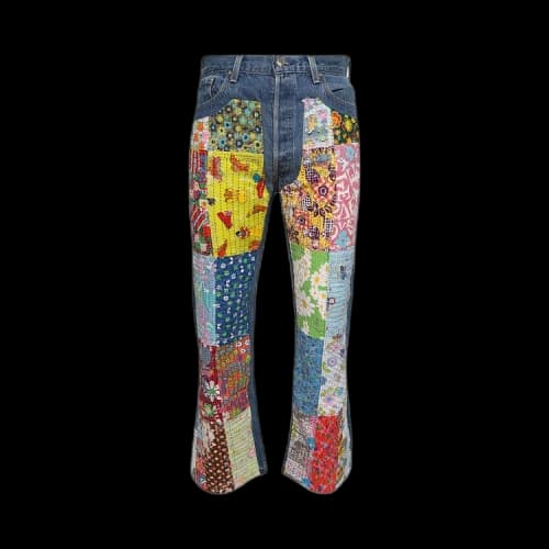 READYMADE Patchwork Jeans 'Blue'
