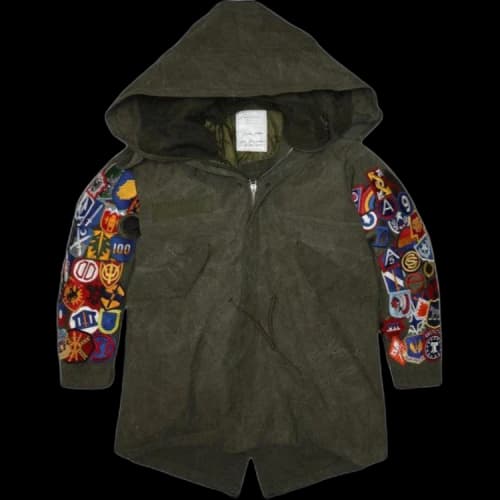 READYMADE Fishtail Parka w/ Patches 'Green'