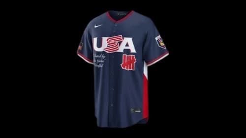 Fanatics x World Baseball Classic x Undefeated USA Jersey Navy