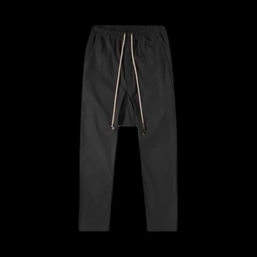 Rick Owens Drawstring Long Pants 'Black'