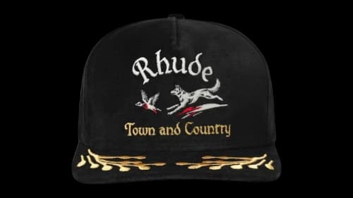 Rhude Wine Country Souvenir Hat Black