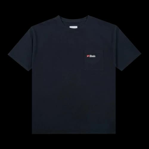 Rhude Moonlight Wolf Pocket Tee 'Vintage Black'