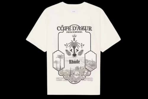 Rhude Azur Mirror T-shirt White