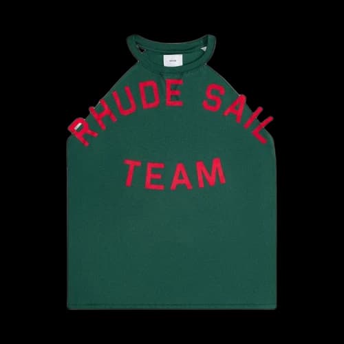 Rhude Oil Corp Raglan Tee 'Vintage Green/Vintage Off White'