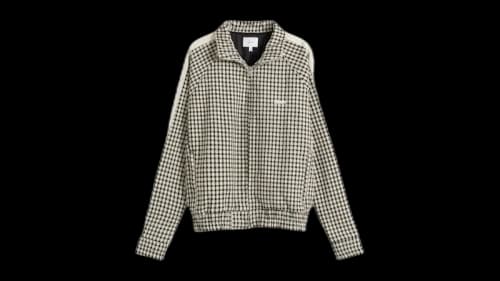 Rhude Gingham Hamptons Track Jacket White/Black