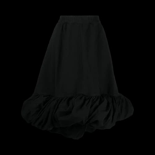 Comme des Garçons Rouched Pattern Skirt 'Black'
