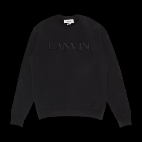 Lanvin Embroidery Sweat Shirt 'Black'