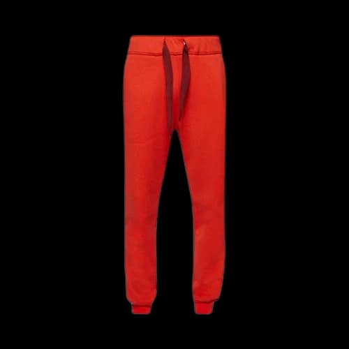 Lanvin Joggers With Curb Lace 'Poppy Red'