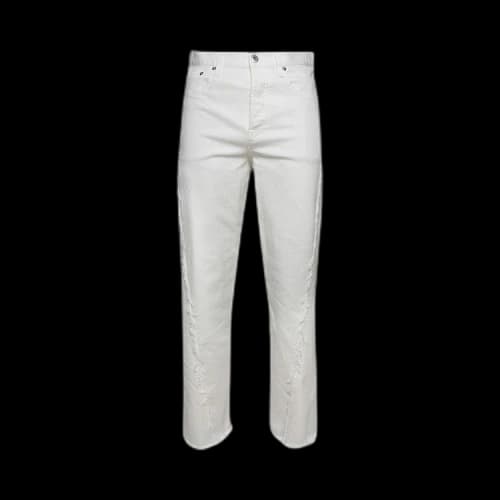 Lanvin Twisted Denim Baggy Pants 'Optic White'