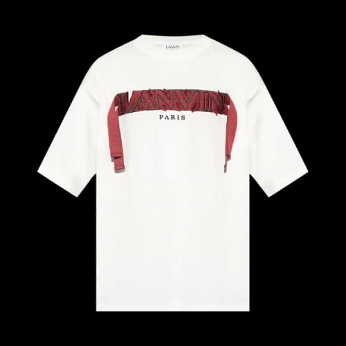Lanvin Oversized Curblace T-Shirt 'White'