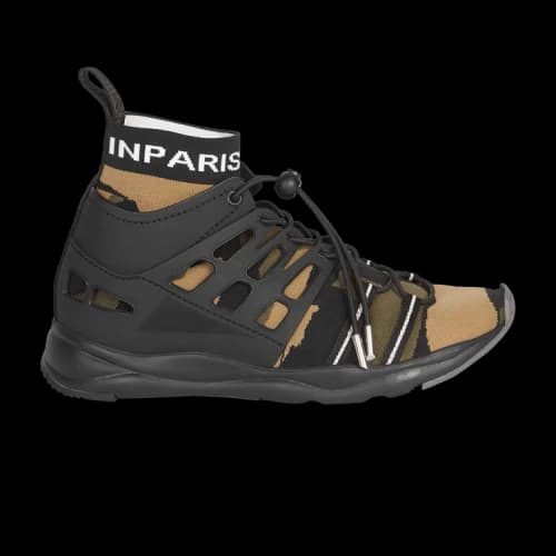 Balmain Jason Technical Caged Sock Sneaker 'Camo'