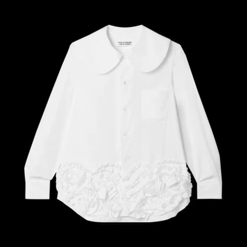 Comme des Garçons Ruffled Blouse 'White'