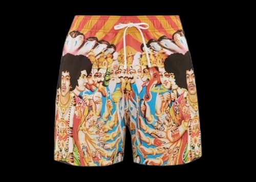 AMIRI x Jimi Hendrix Swim Shorts Multi