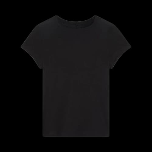 Rick Owens Cropped Level T-Shirt 'Black'