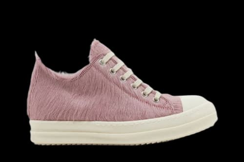 Rick Owens Lido Runway Low Sneaker 'Dusty Pink Cow Fur' (Women's)