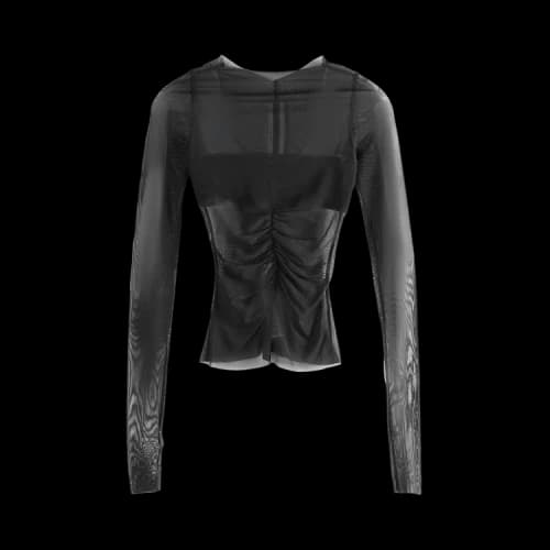 Rick Owens Temple Bandeau Top 'Black'