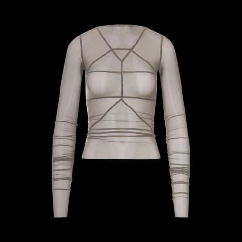 Rick Owens Temple Top 'Dust'
