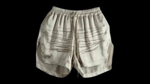 Rick Owens Women's Boxers Pearl Shorts Pearl