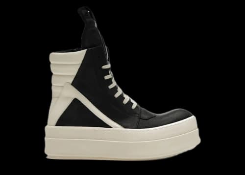 Rick Owens Mega Bumper Geobasket Black Milk (Women's)