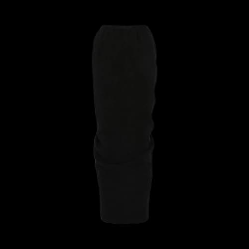 Rick Owens Wool Pillar Long Skirt 'Black'
