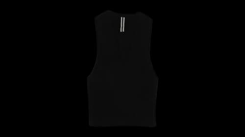 Rick Owens Women's V Neck Top Black