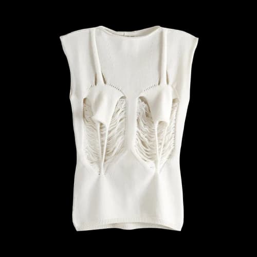 Rick Owens Maglia Tanja Top 'Natural'