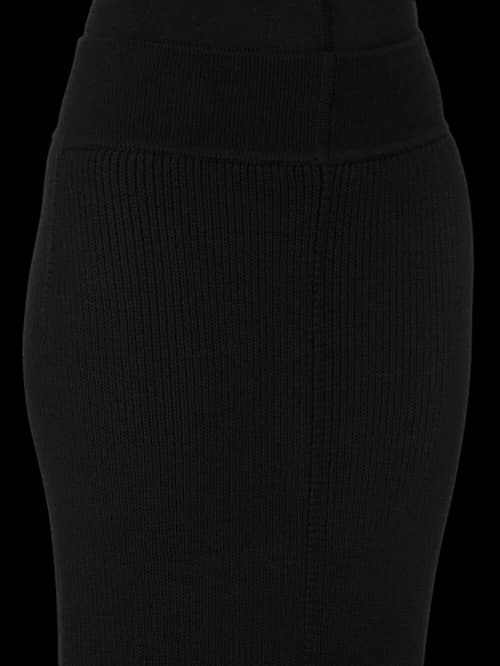 Rick Owens Short Sliced Skirt 'Black'