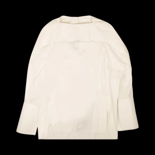 Rick Owens Boat Neck Collage Tunic T-Shirt 'Off White/Milk'