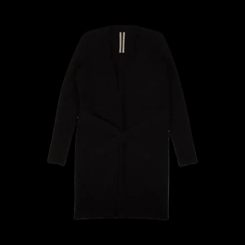 Rick Owens Belted Long Cardigan Sweater 'Black'