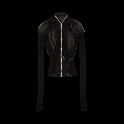 Rick Owens Eugenie Silk Jacket 'Black'
