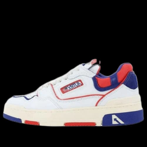 Autry CLC Leather Sneakers 'White Blue Red' (Women's)