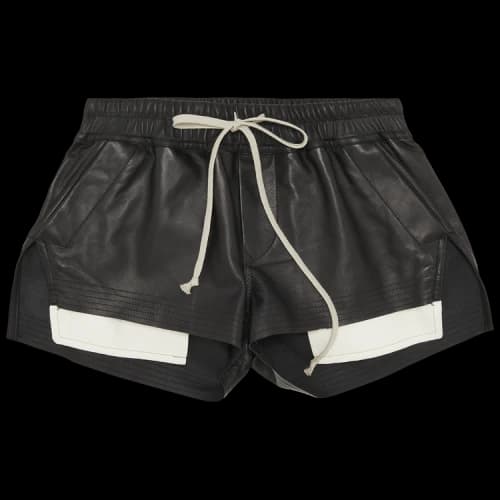 Rick Owens Peached Lambskin Boxer 'Black'