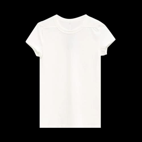 Rick Owens Crop T-Shirt 'Milk'