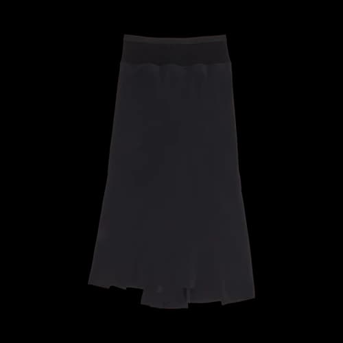 Rick Owens A-Line Bias Skirt 'Black'