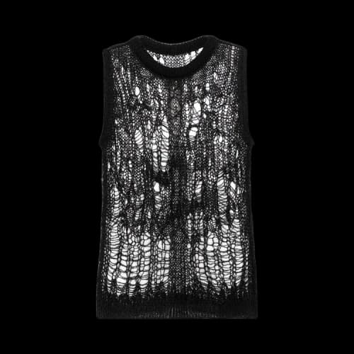 Rick Owens Spider Knit Top 'Black'