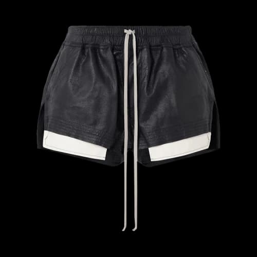 Rick Owens Pelle Boxers Shorts 'Black'