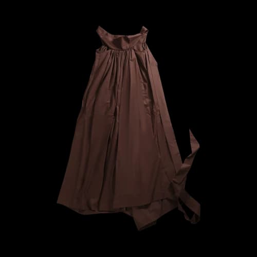 Rick Owens Abito Chalice Gown 'Mahogany'