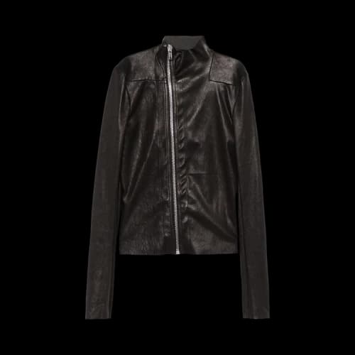 Rick Owens Leather Gary Jacket 'Black'