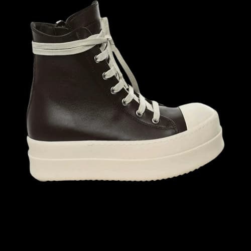 Rick Owens Mega Bumper Sneaks Macassar Milk (Women's)