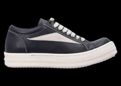 Rick Owens Vintage Low Cow Leather Black Milk (Women's)