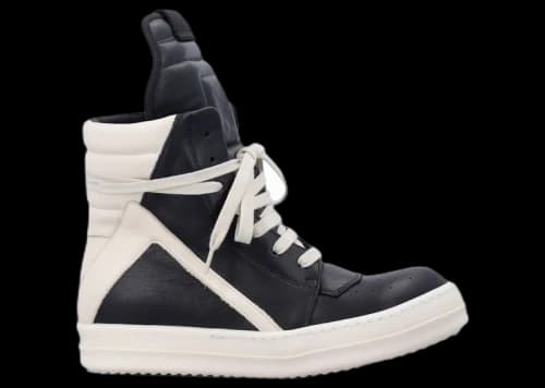Rick Owens Temple Geobasket High Black Milk (Women's)