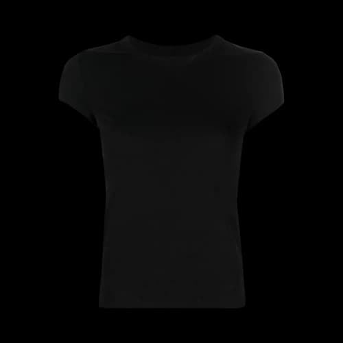 Rick Owens Cropped Level T-Shirt 'Black'