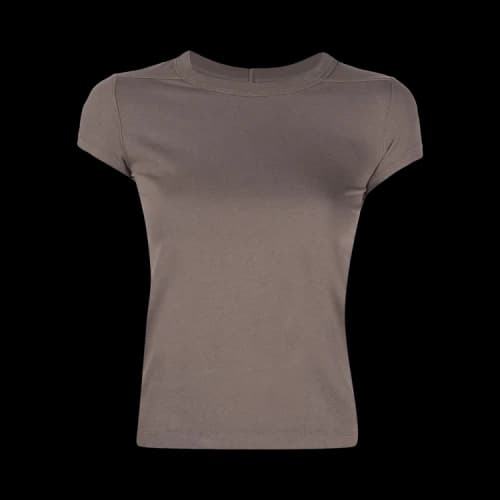 Rick Owens Cropped Level Tee 'Dust'