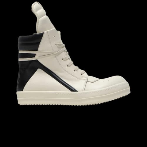Rick Owens Luxor Geobasket High 'Milk Black' (Women's)