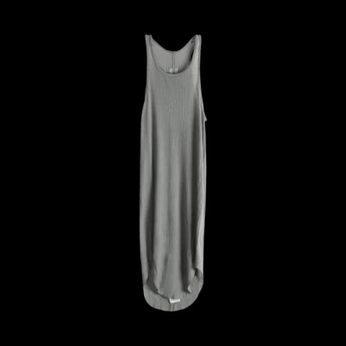 Rick Owens Basic Rib Tank 'Washed Indigo'